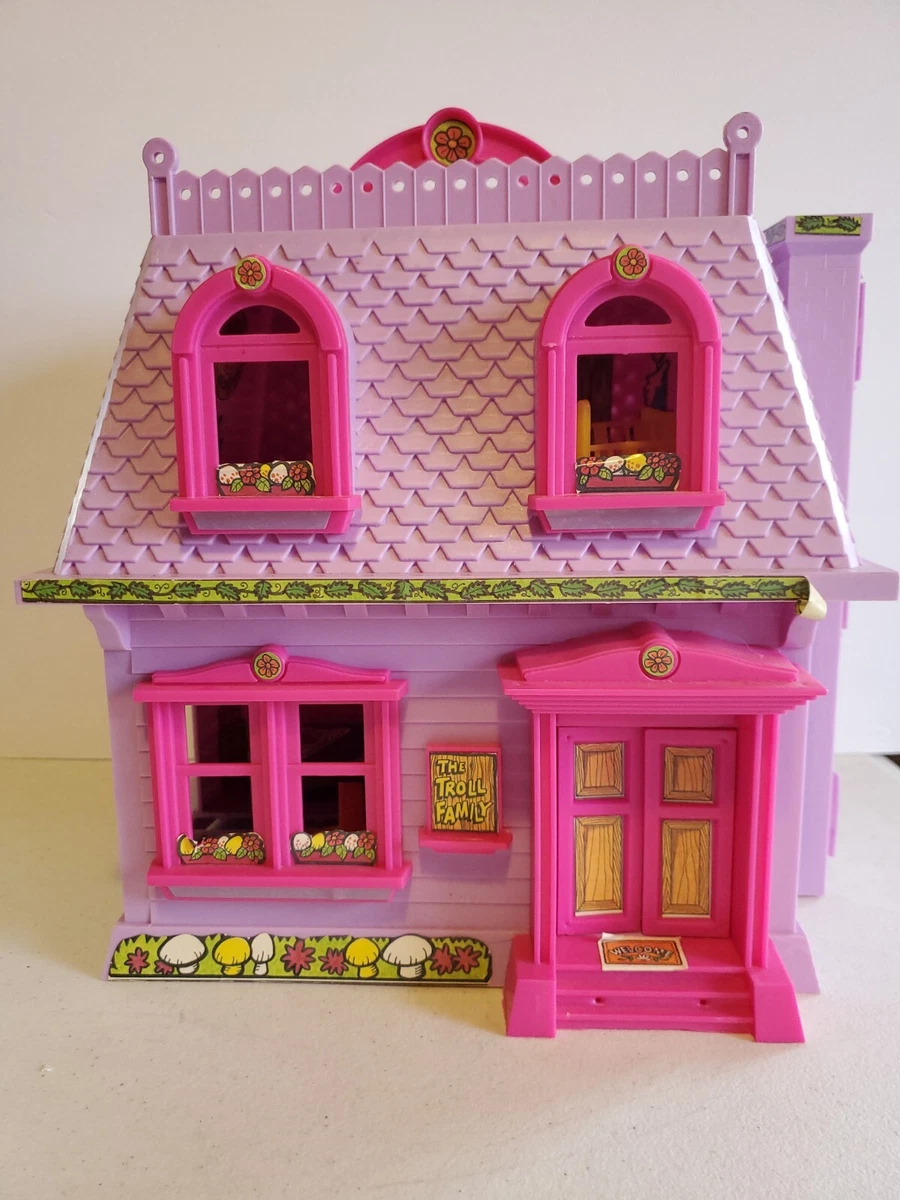 The Troll Family House, Toy Street 1992, Vintage Troll Playset