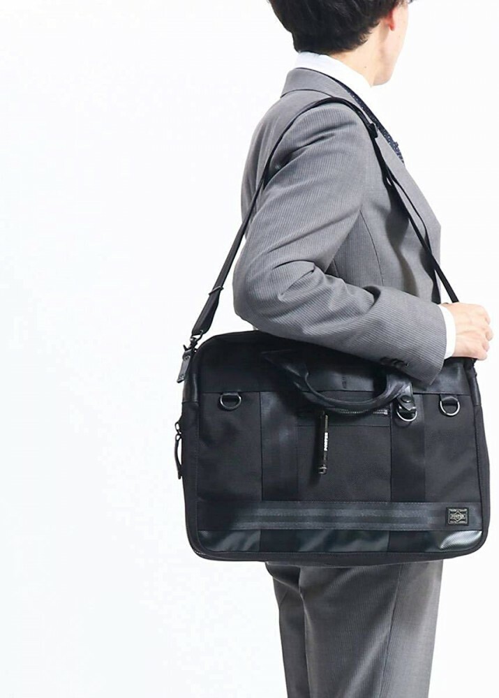 Yoshida PORTER HEAT 2WAY BRIEFCASE Black 703-07882 JAPAN | eBay