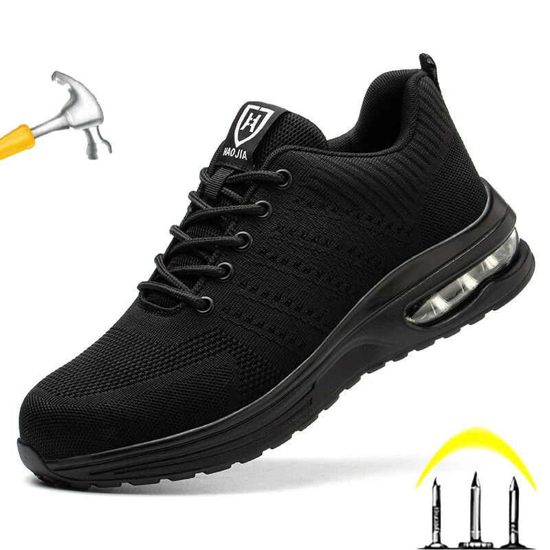 Mens Work Boots Steel Toe Safety Shoes Indestructible Sneakers Hiking Boots SZ12