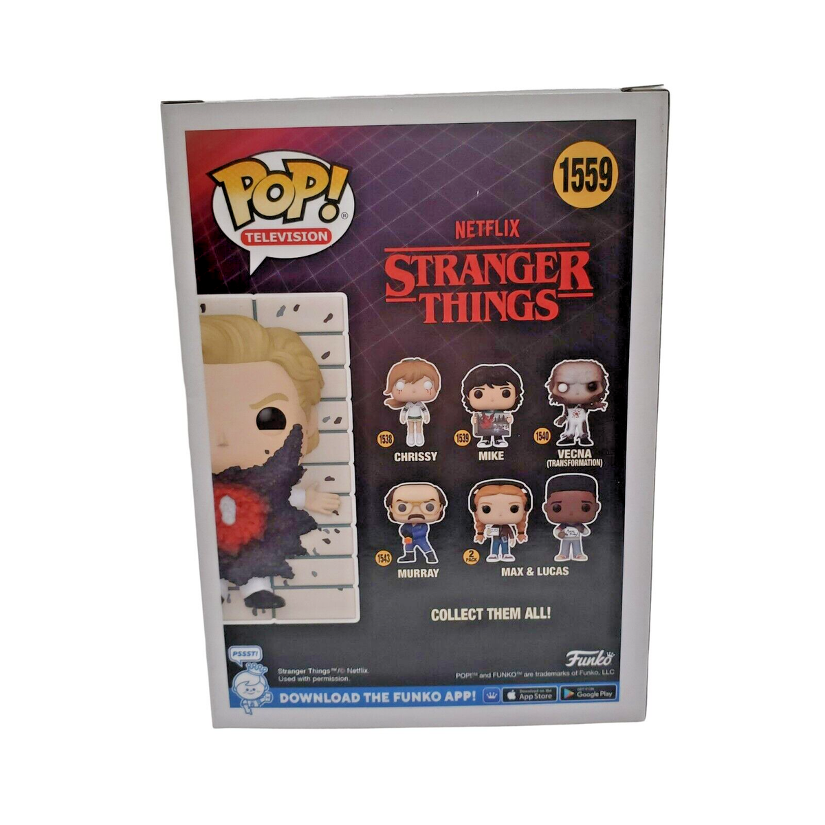 Funko Pop! Stranger Things 001 Vaporizing #1559 TARGET EXCLUSIVE