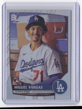 2023 Uncommon Foil Silver Miguel Vargas Rookie Los Angeles Dodgers #202