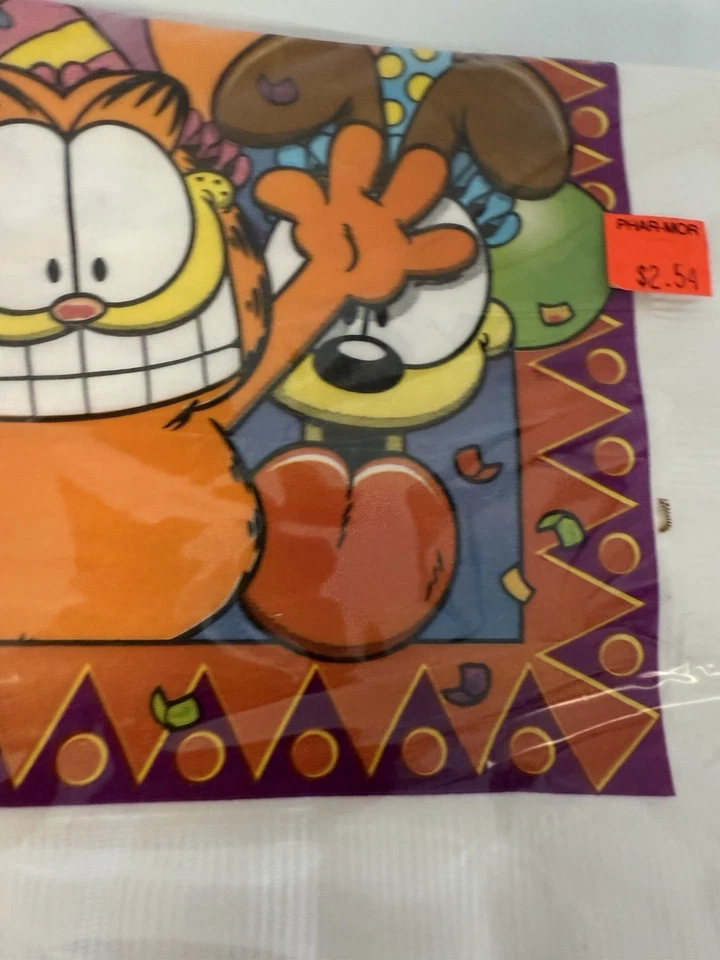 De colección Garfield Jim Davis Cumpleaños 7” Fiesta Postre 8 Platos Sellados y Servilletas Foto 3 de 4