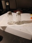 Hazel Atlas Clear Etched Salt And Pepper Shakers — photo 4