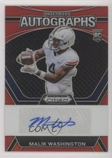 2024 Panini Prizm Draft Picks Red 36/199 Malik Washington #DPA-MWN Auto 4g8