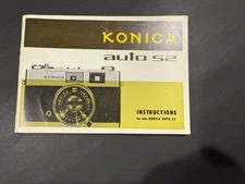 Konica Auto 52 Camera Instruction Manual.