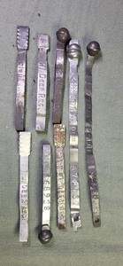 Vintage Wisconsin WI Metal Deer Hunting Tags Lot 1970s 1982 Party Permit