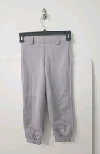 Easton Youth Pro Pull up Pant Gray Baseball Pants Boy's Small S