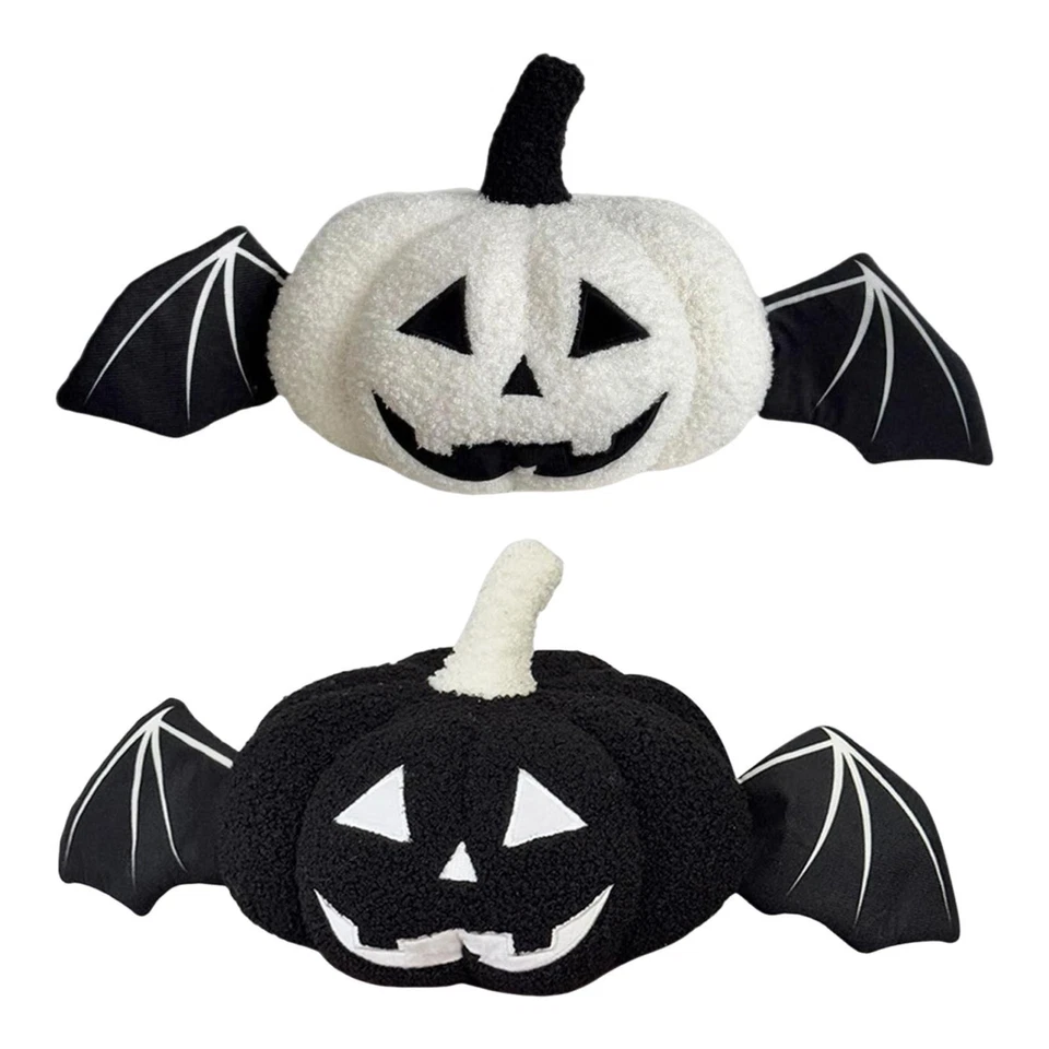 Coussin décoratif citrouille d'Halloween pour salon, fête, canapé - Photo 1/1