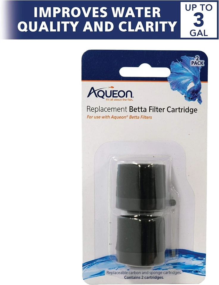 Cartuchos Filtros Aqueon Betta, 2PK Talla Única Foto 2 de 4