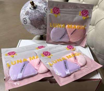 Luna Magic Powder Puff Duo X 3 ( As Shown ) (o1)