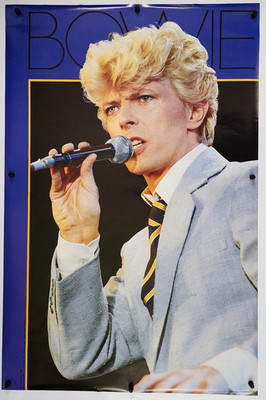 Vintage David Bowie Modern Love 1984 35x23 Poster Ziggy Thin White Duke