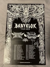 Dethklok Babymetal Signed Poster 2023 (Heavy Metal)