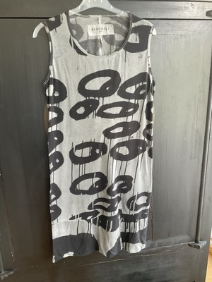 RUNDHOLZ DIP Kleid/Long Top Gr.S Schwarz/Grau
