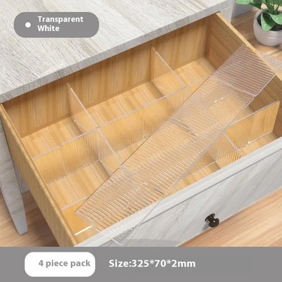 Schubladenteiler Trennwand verstellbar Organizer Schrank Aufbewahrungssystem