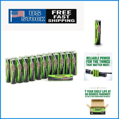 24 High Performance AAA Alkaline Batteries - Perfect for Home and Emergencies