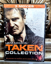 TAKEN : 3-Movie Collection (DVD, New / Sealed) Liam Neeson