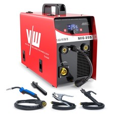 Saldatrice MIG 255 - Dispositivo combinato con MCU, tecnologia IGBT e Display