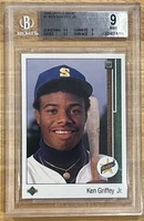 Ken Griffey Jr. | 1989 Upper Deck Star Rookie #1 BGS 9 Rookie RC