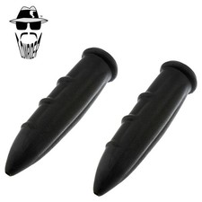 Original Lowrider 135mm Retro Vintage 7/8" Bicycle Custom Bullet Grips Black.