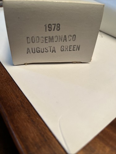 1978 Dodge Monaco Plastic Promo Model 1/25 Scale Augusta Green - Picture 13 of 13