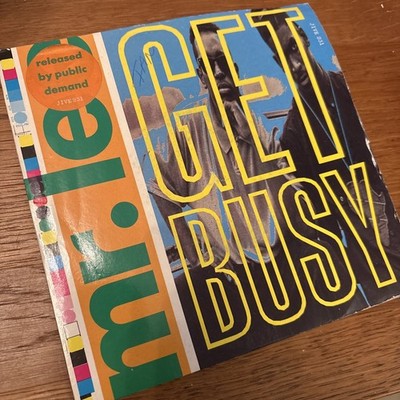 Mr. Lee - Get Busy - 7  vinyl single in ex cond. - picture sleeve in fair cond.
