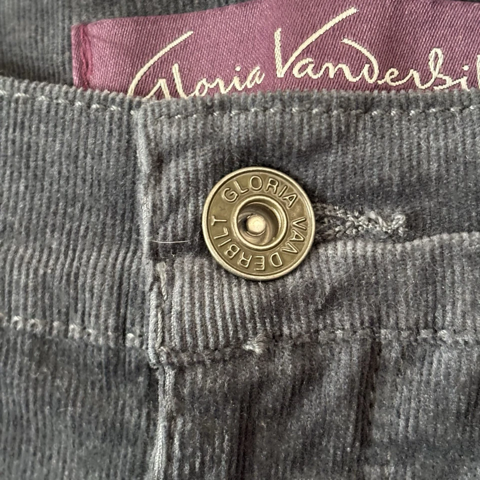 Pantalones Gloria Vanderbilt Amanda 14 Azul Teal Verde Calce Clásico Cordones Cónicos Nuevos con Etiquetas Foto 4 de 4