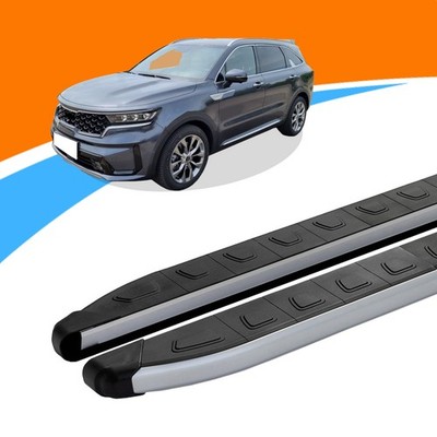 Trittbretter passend für Kia Sorento ab Baujahr 2021 DOLU Silber