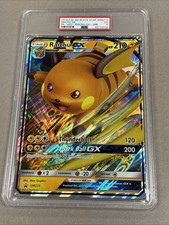 Pokemon 2019 RAICHU GX Destino Nascosto Promo JUMBO Card SM213 Pikachu PSA 5🔥