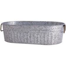 Galvanized 4 Gallon Oval Tub