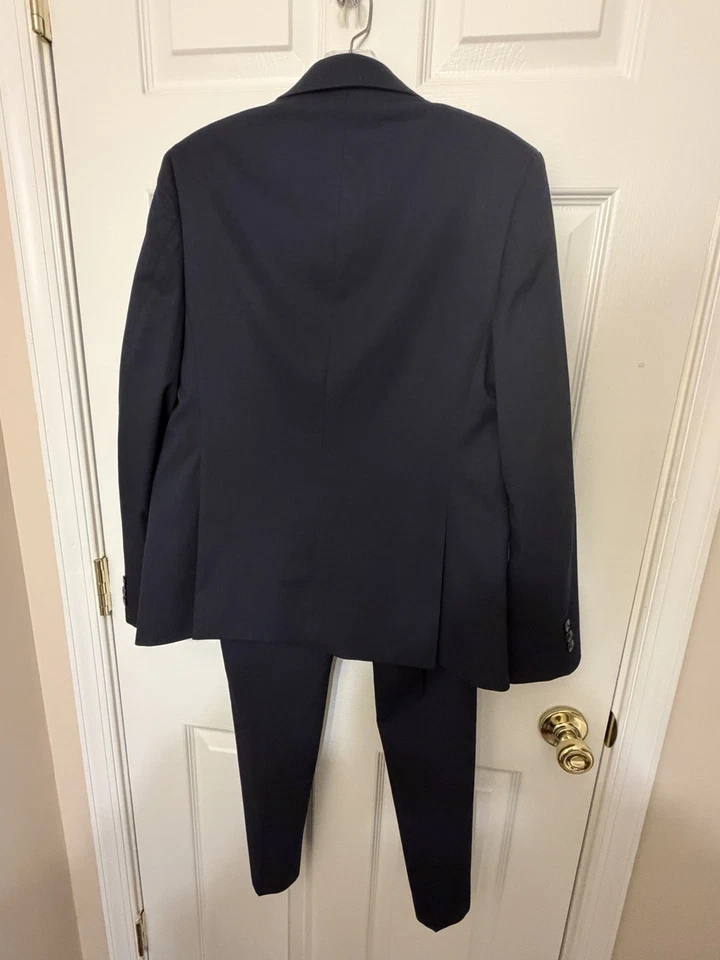Traje Jos A Bank - Niños Talla 16 Azul Marino - Usado Una Vez Foto 4 de 4