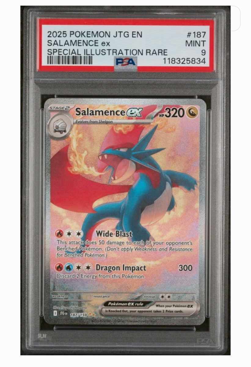 Salamence EX 187/159 Special Illustration Rare PSA 9 Mint | eBay