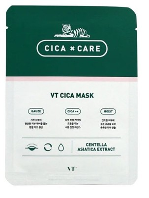 VT Cosmetics Cica Care Mask (1pc) - Centella Soothing Hydration Korea