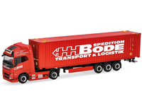 Herpa 319249 Volvo Fh Gl Xl Electric 45Ft Container-Sattelzug Hh Bode 1:87