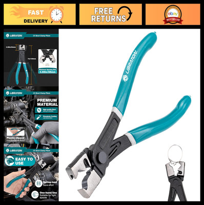 Heavy Duty CV Boot Clamp Pliers - 7'' Clic & Clic-R Hose Clamp Tool for Auto Repa