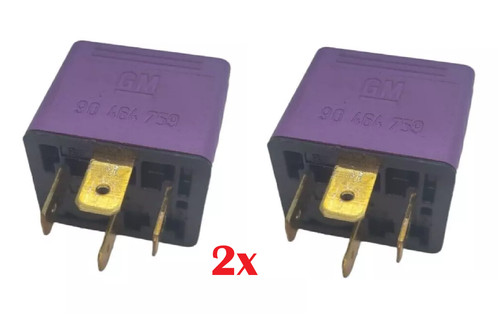 2x Relais Kraftstoffpumpe Benzinpumpe Opel Meriva A Astra G Zafira A 90464759