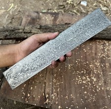 Premium Raindrop Damascus Steel Billet Bar 30x5cm  Knife Tools Making