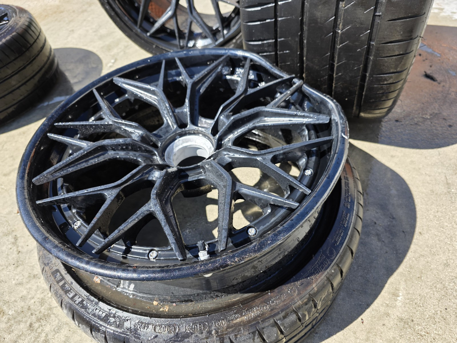 LAMBORGHINI AVENTADOR S SV SVJ VOSSEN WHEELS RIMS CENTER LOCK 