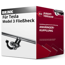 Für Tesla Model 3 Fließheck 5YJ3 (Brink) Anhängerkupplung horizontal abnehmbar