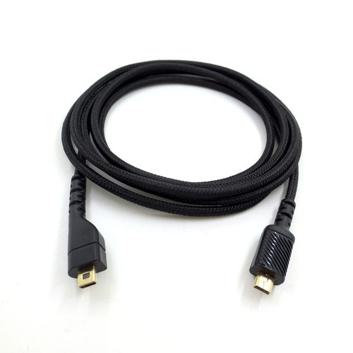 Vervangende Audiokabel Voor SteelSeries Arctis 3, 5, 7, 9X En Pro Wireless – 2 Meter, Gevlochten, Met Haakse Stekker