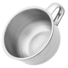 Stainless Steel Shaving Bowl Shave Soap Bowl Shave Cup Shaving Supply for Men