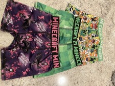 Minecraft Boys Boxer Briefs 3 Pack Ender Dragon Creeper Multicolor Size 6