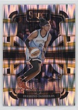 2024 Panini Select WNBA Concourse Silver Flash Prizm Diamond DeShields #100 e7x
