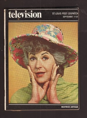 1972 Bea Arthur Maude St Louis Post-Dispatch Television Guide