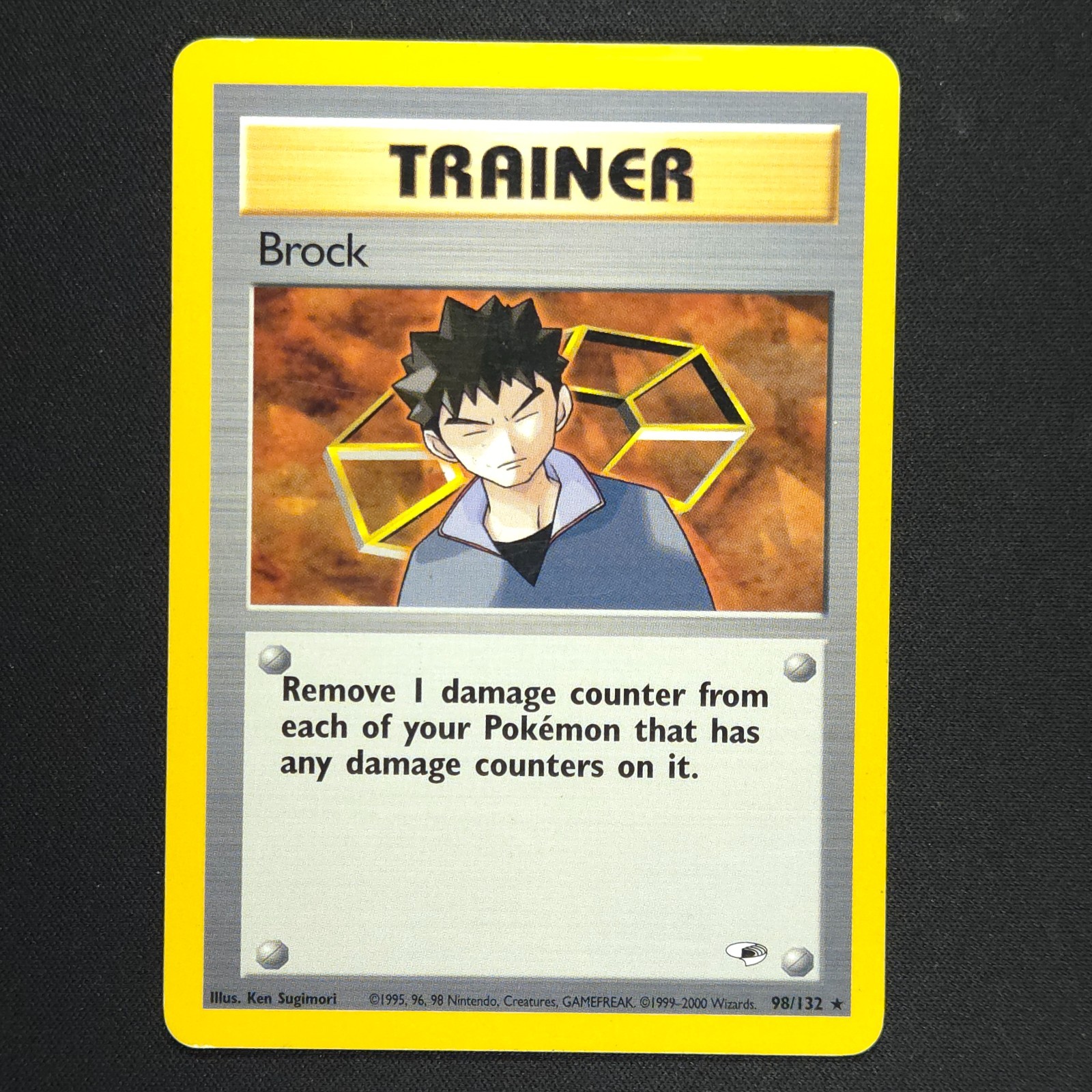 Brock 98/132 - Gym Heroes - Pokemon Card