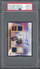 2024 Topps Inception Yoshinobu Yamamoto Quad Relic Auto 25/25 QRA-YY