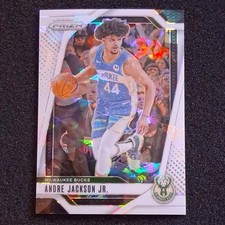 2024-25 Panini Prizm Andre Jackson Jr. #52 White Ice Prizm /35 Bucks Basketball