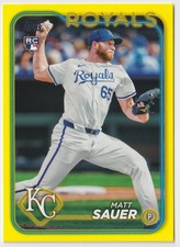 2024 Topps Update #US25 Matt Sauer Yellow Rookie Kansas City Royals RC