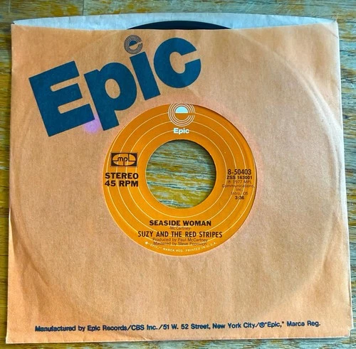 Paul McCartney/Suzy & The Red Stripes 'Seaside Woman 1977 US 7" 45rpm NM Beatles