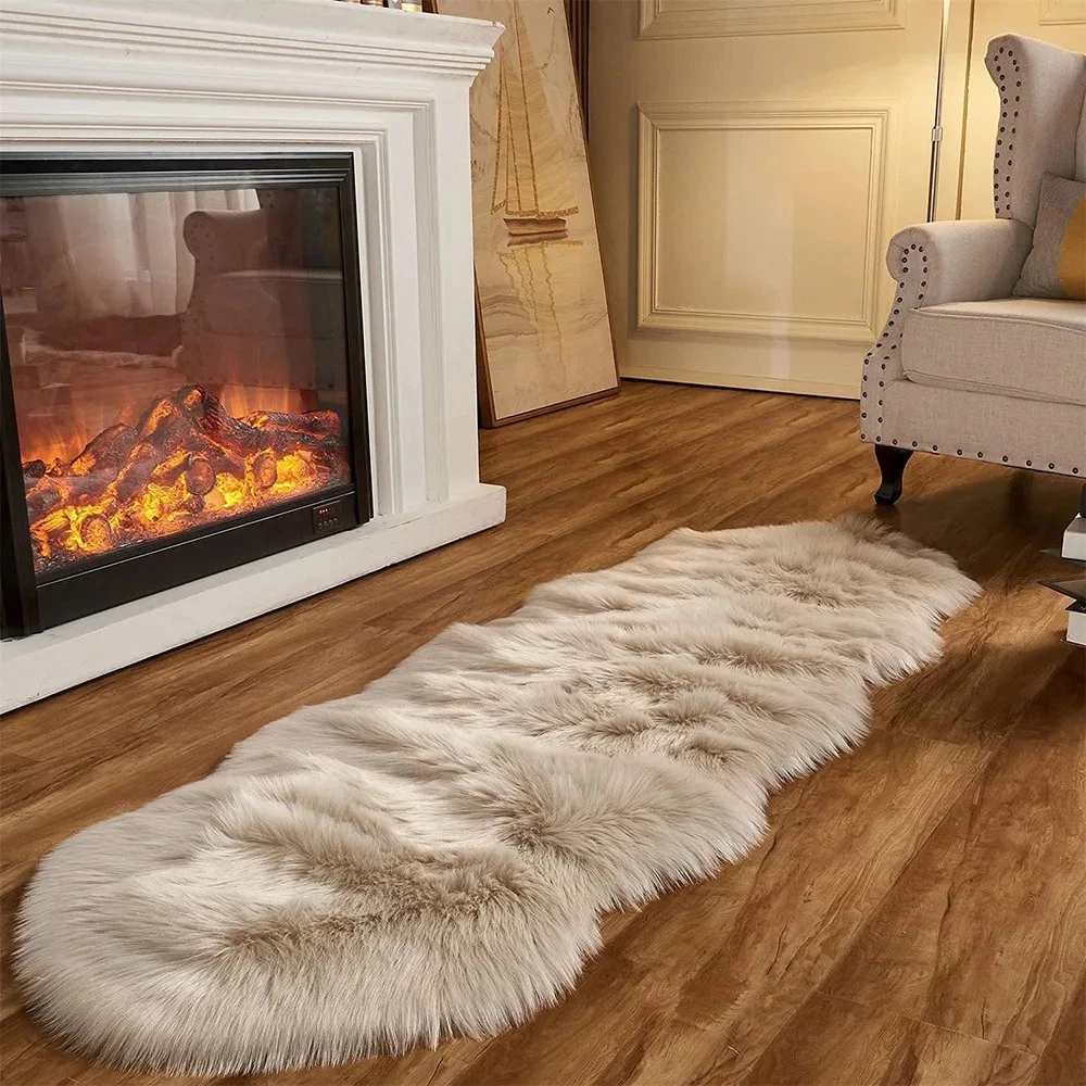Large Soft Fluffy Faux Fur Sheepskin Rugs Warm Floor Carpet Mat Decor - 4 Sizes
Opens in a new windo