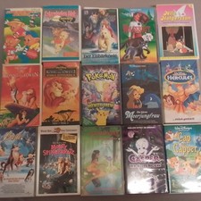 VHS-Konvolut 15 Stück - Kultige Kinderfilme & Zeichentrick